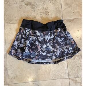 Lululemon Pace Rival skirt skort spring bloom, 6 Reg